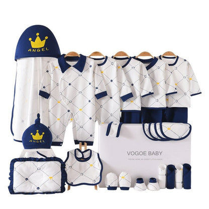 22/24/26/28 Pieces Newborn Baby Clothes Four Seasons 100% Cotton Set