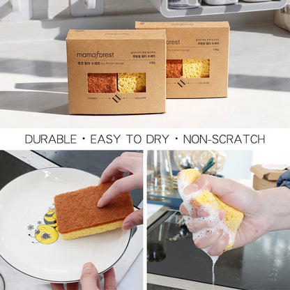 Dish Washing Cellulose Coconut Fiber Sponge For Kitchen